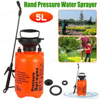 High Pressure Garden Watering Can 2/5L Watering Spray Disinfection Pneumatic Air Pressure Sprayer Adjustable Strap for Lawn Car