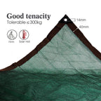 95% Shading Rate Dark Green Garden Shade Cloth w/Grommets Plant Cover Sun Shade Net Shade Fabric Cloth Patio Lawn Swimming Pool