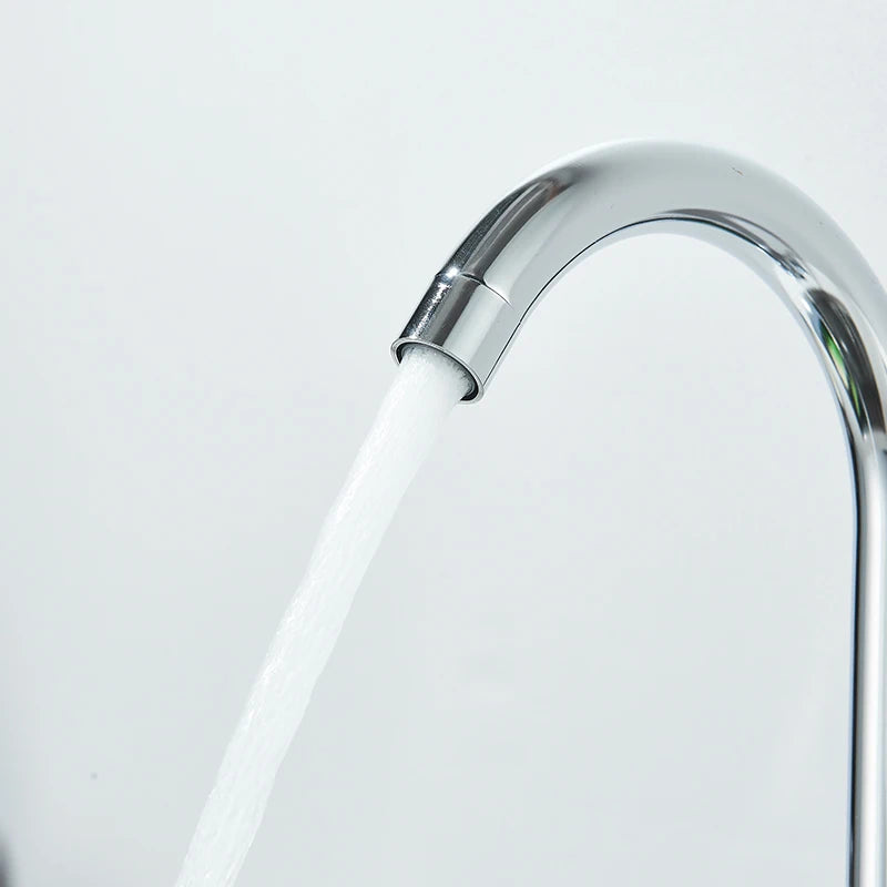 Kitchen Faucet Deck Sinks Faucet High Arch 360 Degree Swivel Cold Hot Mixer Water Tap