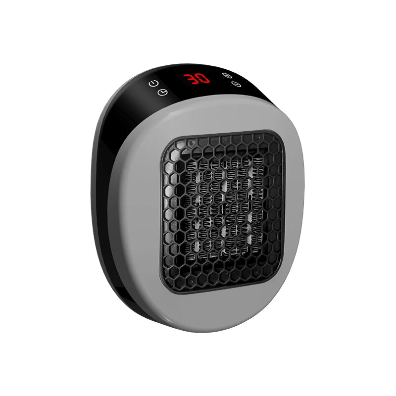 MSS 600W Plug In Heater Wall Mounted Heater Intelligent Air Heater Home Heating Warmer Fan for Home Bathroom Bedroom PTC Ceramic