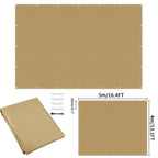 Waterproof Sun Shade Cloth with Grommets Rectangle Square Patio Sun Screen Pergola Shade Sail Canopy Cover Tarp Screens
