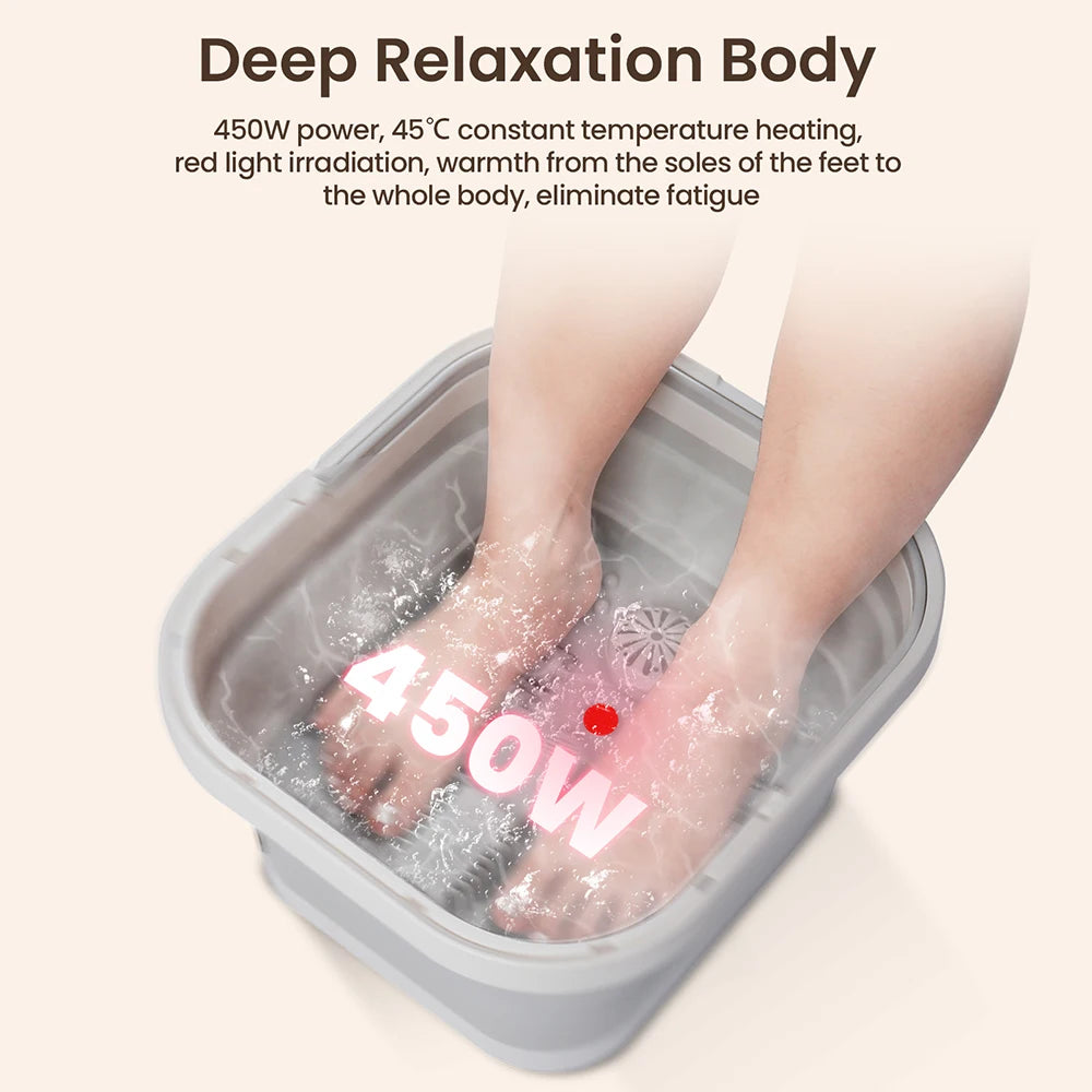 Foot Massage Tub Portable thermostatic foot massage tub for home to promote blood circulation Relieve foot discomfort