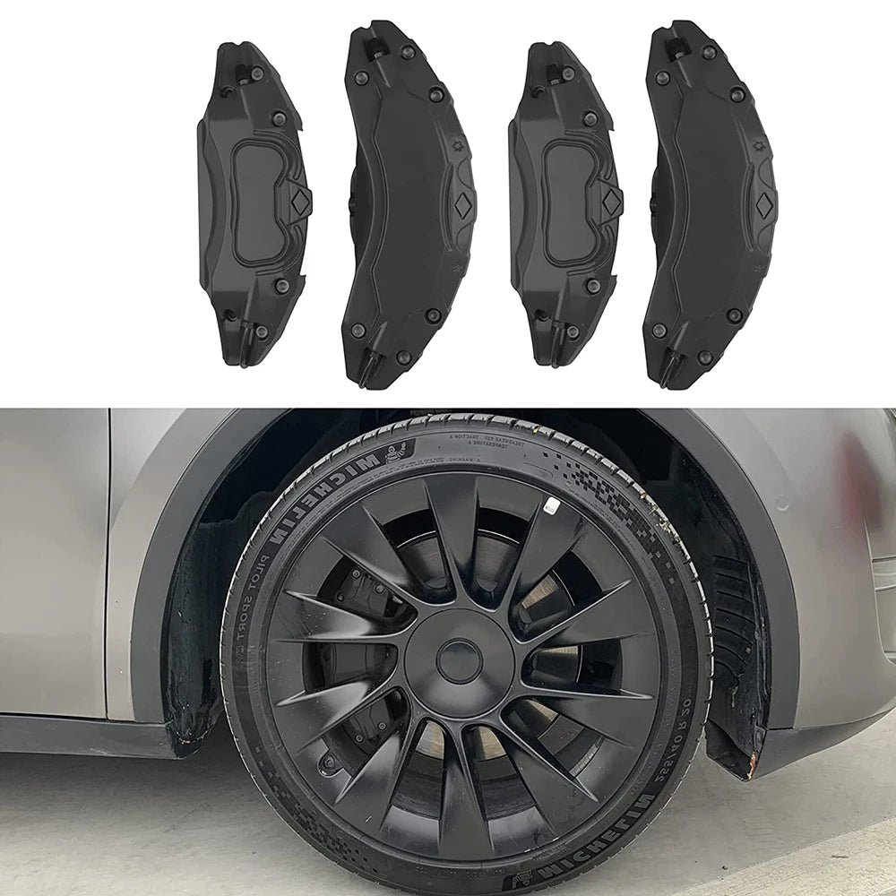 Fit For Tesla model Y 2019-2024 18 19 Inch Wheel Hub Brake Caliper Cover Car Modification Decoration Accessories, Colors