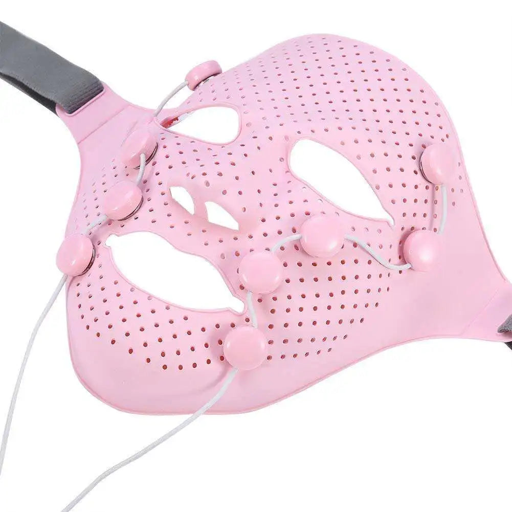 Electric Beauty Massager Anti-wrinkle Magnet Massage Facial SPA Face Mask 3D Silikon Gesichts Maske