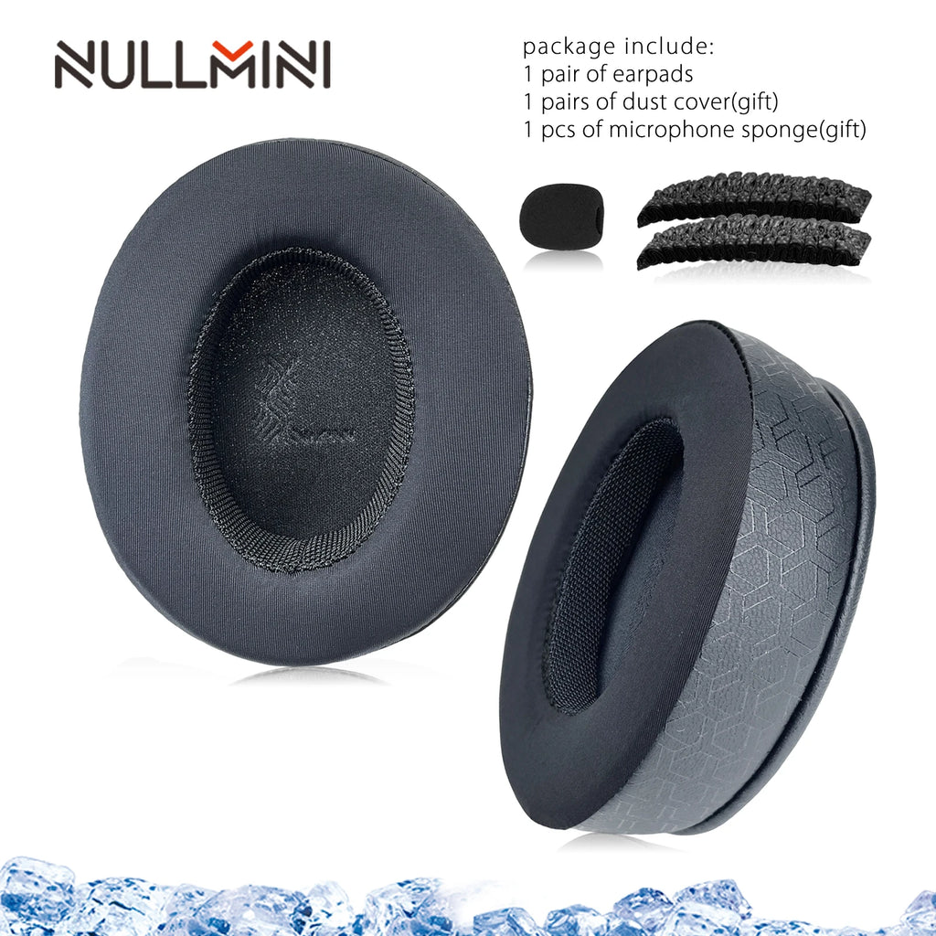 NullMini Replacement Earpads For Logitech G Pro X Headphone Cooling Gel Earmuffs Ear Cover Headband HeadBeam