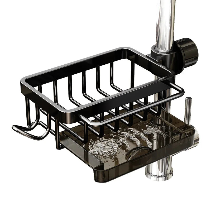 Household Multi-Function Kitchen Faucet Shelf Sink Drain Basket Dishwasher Rack Organizing Storage Tray for Kitchen Accessories