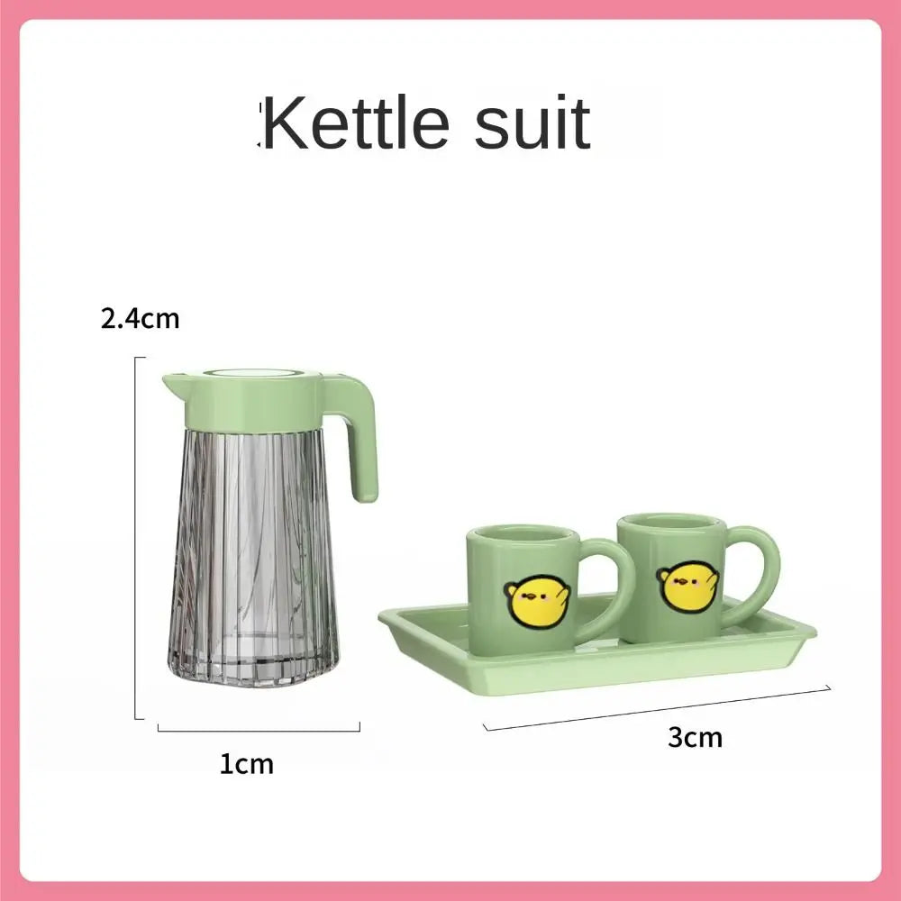 1:12 Dollhouse Miniature Furniture Accessories Sofa Floor Lamp Shelf Kettle Doll House Bedroom Kitchen Furniture Model