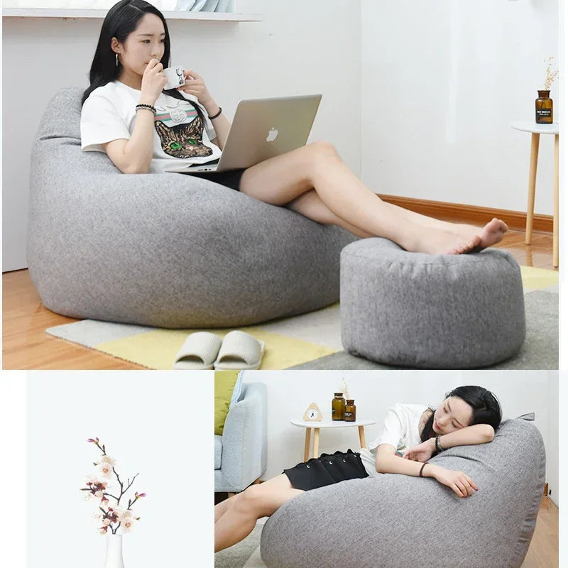 Large Bean Bag Chair Sofa Cover