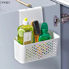 Kitchen Cabinet Door Interior Storage Shelf And Box, Hanging Hook Behind Door Kitchen Cabinet Door Basket Shelf Baskets〔YY32〕
