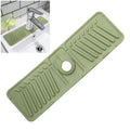 Silicone Faucet Splash Pad Multipurpose Toilet Soap Storage Faucet Mat for Rapid Drainage Kitchen Foldable Drainage Mat