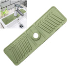 Silicone Faucet Splash Pad Multipurpose Toilet Soap Storage Faucet Mat for Rapid Drainage Kitchen Foldable Drainage Mat