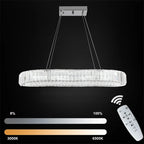 Modern Crystal Chandelier Dining Room Decor Pendant Hanging Light Fixtures For Living Room Ceiling Lamp Lustre Home Decoration