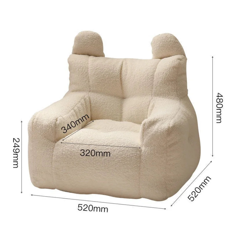K-STAR Cute and Lazy Sofa Mini Casual Seat Cartoon Children's Sofa Reading Men and Women Simple Sofa Baby Israel Free Shipping