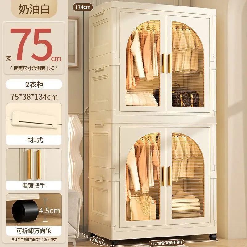 Dressers Bedroom Furniture Home Folding Wardrobe Household Children Wardrobe Home Bedroom Dwvo Storage Drawer Storage Cabinet