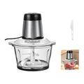 Electric Food Choppers and Dicers Mini Blender Food Processor 2L Glass Bowl Vegetable Grinder Meat Blender Meat Mincers