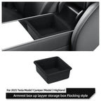 Smabee for Tesla Model Y Launch 2025 Juniper/Model 3 Highland Car Center Console Armrest Storage Box Tray Accessories Tidying