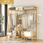 Movable Clothes Hanger Coats Clothing Rack Shelfs Home Furniture Room Shelves Closet Closet Shoe Organizer Jingle Bells Sofa