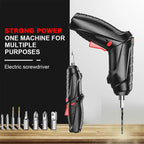 3.6V Electric Screw Driver Rechargeable Household Electric Drill LED Lighting Electric Power Screwdriver Set Portable Power Tool