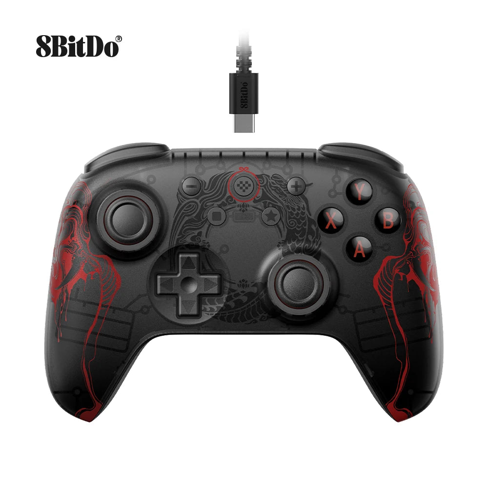 NEW 8Bitdo Ultimate 2C Wireless Gaming Controller Gamepad for Windows PC Android, with Hall Effect Joysticks -Black Myth: Wukong