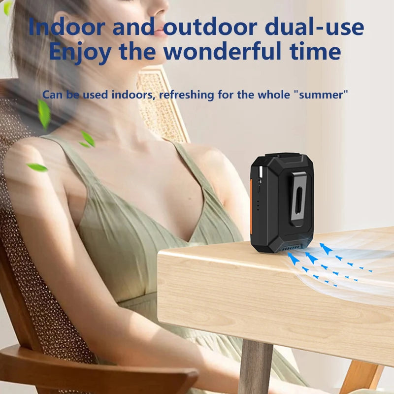Xiaomi USB Mobile Waist Fan High Wind Speed Cooling Portable Fan 5000m