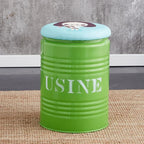 Paint Bucket Stool, Iron Art, Creative Storage Seat, Commercial Retro Low Stool, Bars, Shopping Malls Oil
