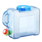 5.5/7.5/10/15L Camping Car Water Container PC with Faucet Water Storage Tank No Leakage Water Storage Bucket for Picnic Travel