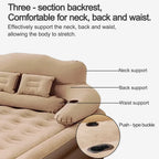 New 2 Persons Inflatable Mattress Camping Folding Outdoor Indoor Home Air Cushion 48cm High Bed Lazy Laying Soft Skin-friendly