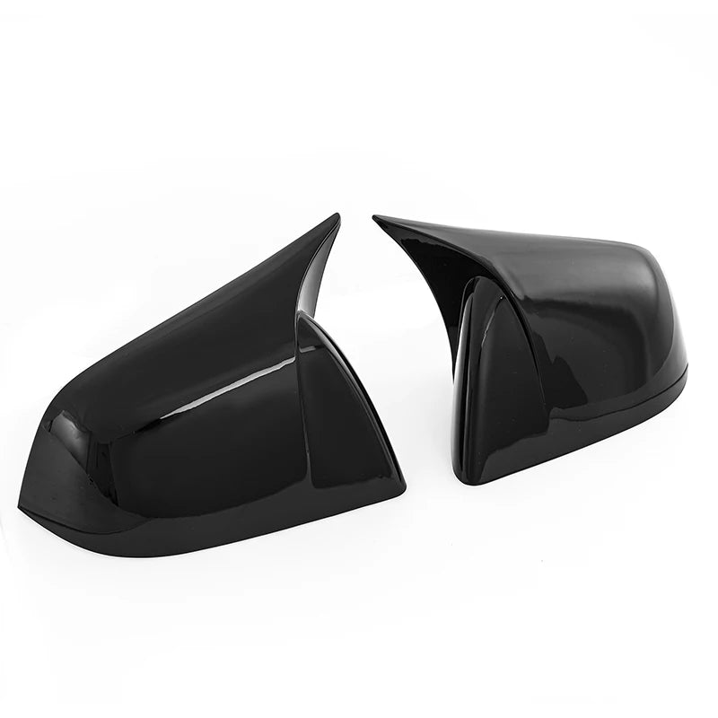 Rearview Mirror Cover Sticker For Tesla Model Y 2020-2023 Glossy Black Side Wing Mirror Cap Case Trim External Car Accessories