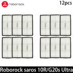 Roborock Saros 10R/G20S Ultra  Accessories Brush Hepa Filter Mop Cloth Dust Bag Spare Parts