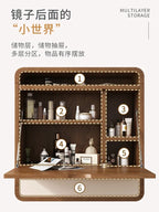Wall-Mounted Dresser Modern Minimalist Makeup Table Small Apartment Bedroom Internet Celebrity Ins Mini Dresser