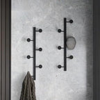 Japanese Style Minimalist Metal 4 Hooks Clothes Hat Rack Wall Hanging Creative Entrance Bedroom Decoration Foyer Hooks Hangers