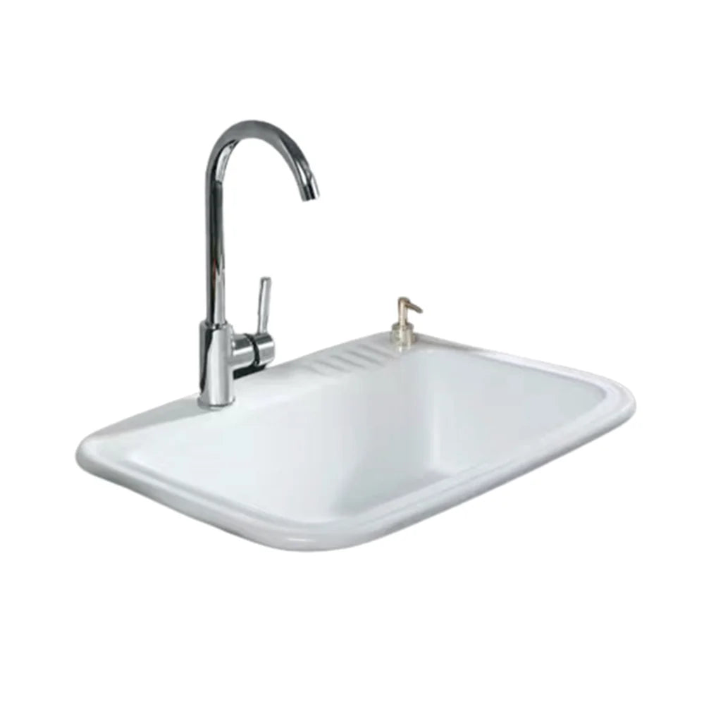 Latest New Design Above Counter Philippines Ceramic Rv Kitchen Sink For Caravan RV