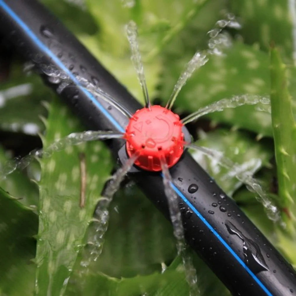 100-1000PCS Irrigation Drippers Sprinklers Adjustable Water Dropper Head Sprinkler Flow Head Garden Watering Irrigation System