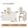 Luxury Dressing Table Drawer White Makeup Mirror Corner Desk Dresser Table Cabinet Organizers Storage Penteadeira Home Furniture