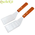 Kitchen Stainless Steel Cooking Spatula With Wooden Handle Pancake Shovel Pot Spatula Frying Fish Shovel Cooking Utensils