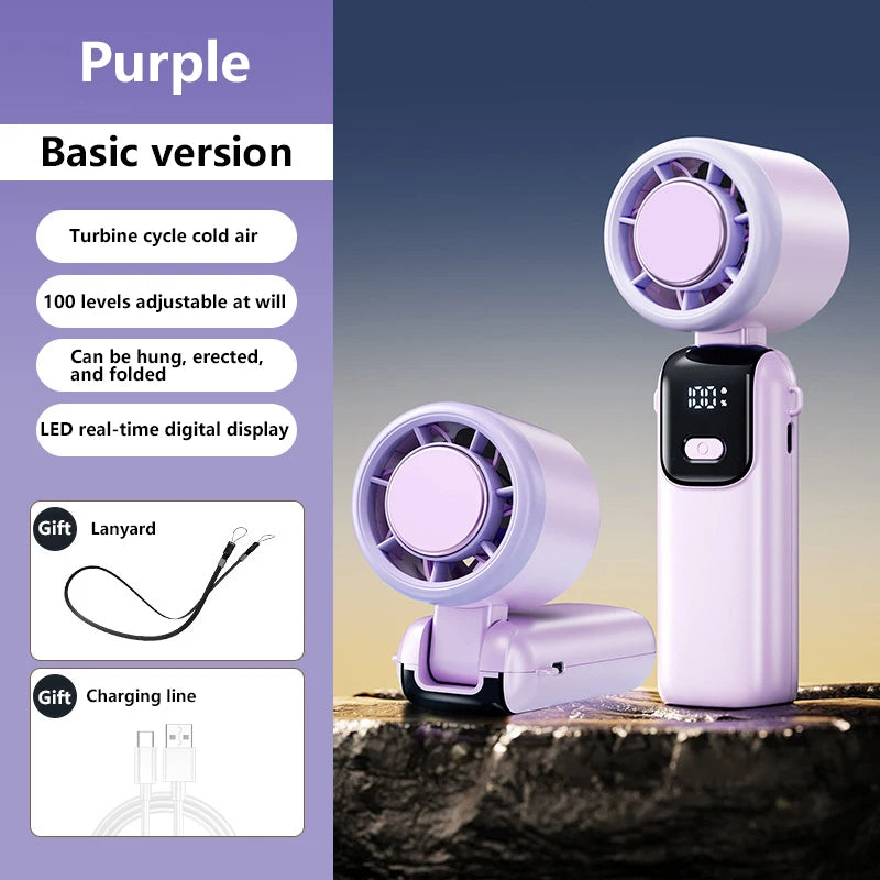 Xiaomi Refrigeration Handheld Electric Fan High speed Violent Turbo Fa