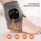 Electric Foot Massager Vibration Relaxation Ankle Massager Warm Hot Compress Ankle Brace Joint Sprain Support Ankle Protection
