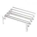 Retractable Adjugtable Towel Rail Rack Holder Wall Mounted Socks Drying Rack Laundry Hanger Wall-Mounted Expandable Folding