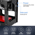 [Beginner-friendly] NEJE DK-8-KZ Mini Laser Engraving Machine 38x38mm Portable Desktop Engraving Machine for Wood/Leather/PVC