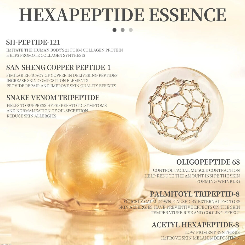 6 Peptide Essence Facial Skincare Set