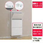 Narrow Shoe Rack Home Aesthetic Living Room Furniture Tilted Vertical Wooden Storage Hallway Shoe Cabinets n