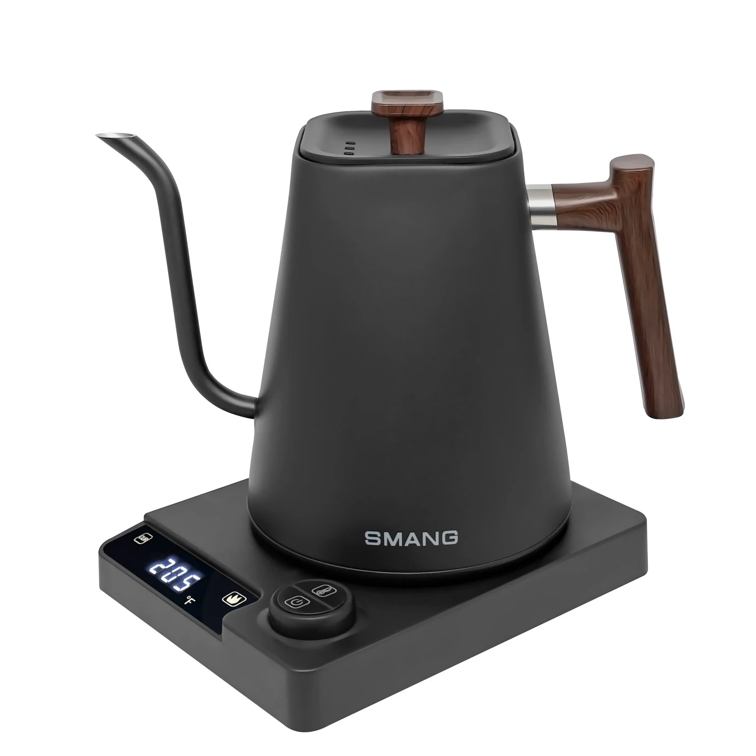 Gooseneck Electric Kettle 1L 1200W Intelligent temperature controlled hand brewed coffee pot Rapid Heating Kettle 110v/220v