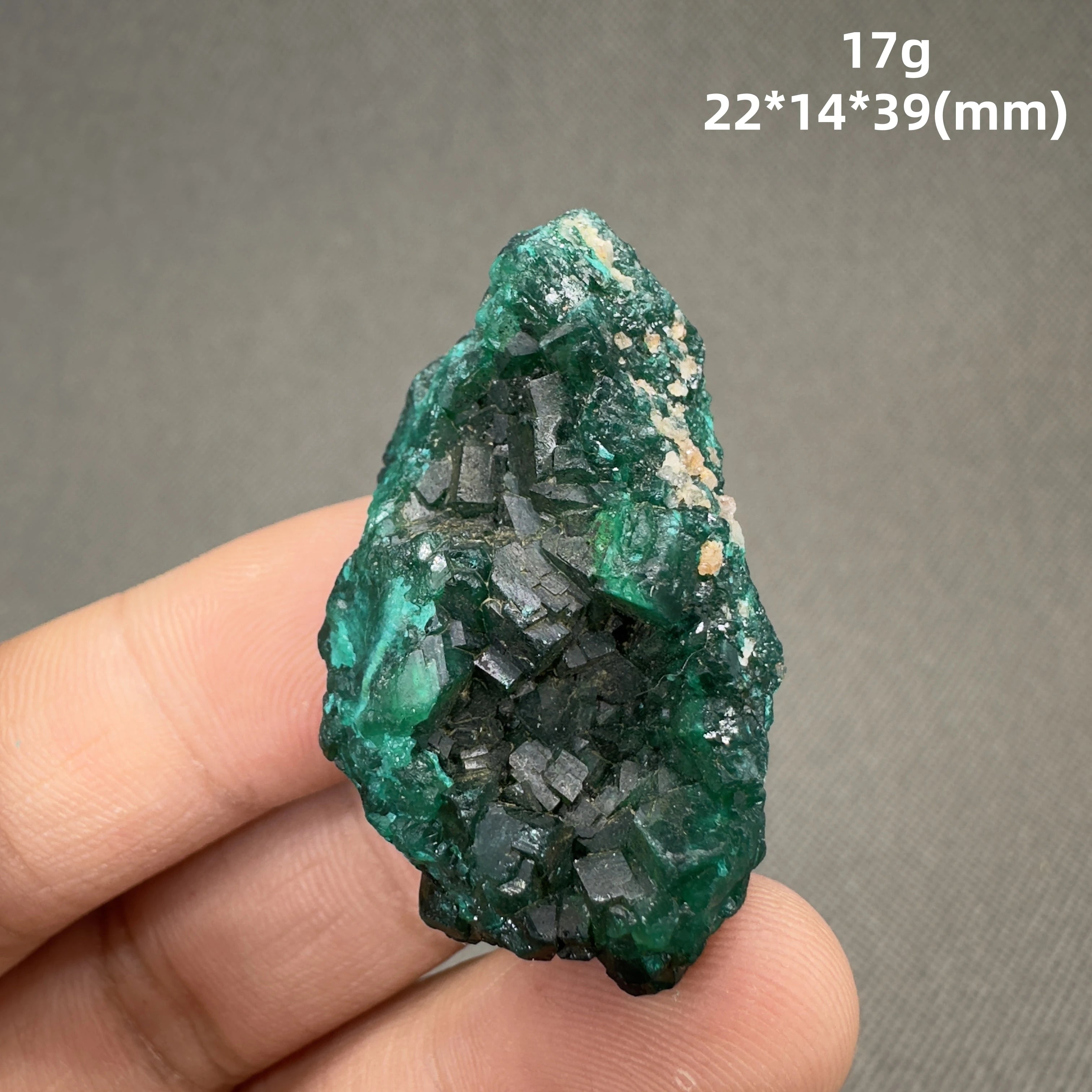 Natural Congo green Dioptase Mineral specimen + healing quartz crystals and stones rock gemstone