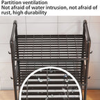 1 Set Of Multifunctional Thickened Household Kitchen Microwave Storage Rack, Microwave Seasoning Storage Rack