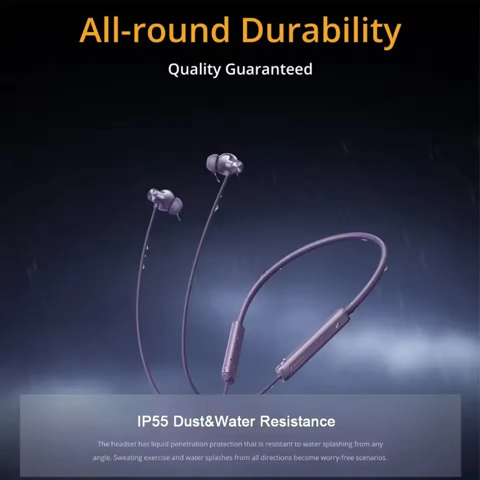 Original Realme Buds Wireless 5 ANC 13.6mm Dynamic Bass Driver Bluetooth 5.4 50dB Hybrid Noise Cancellation Wireless Earphone