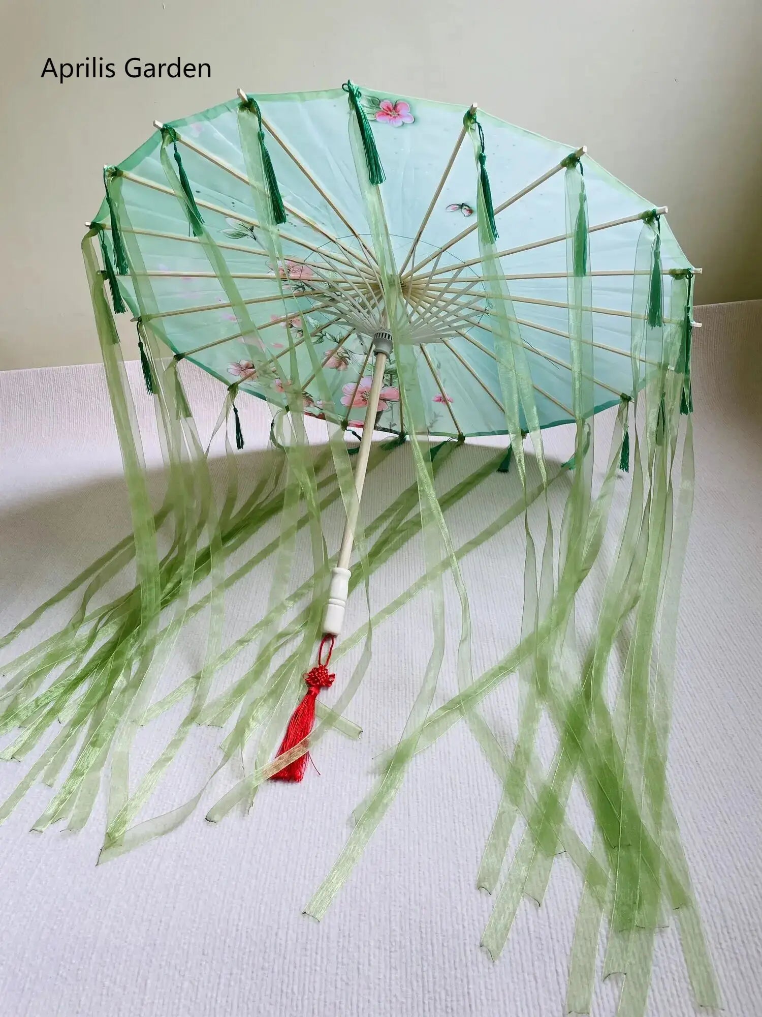 Star Oil Paper Waterproof Beach Umbrella Fan Chinese Dance Performance Lace Umbrella Classical Hanfu Fairy Parasol Paraguas