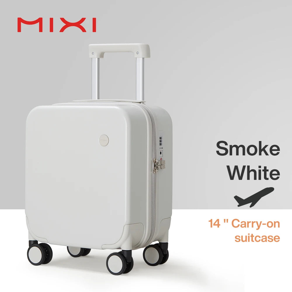 MIXI Small Travel Case with TSA Lock & Spinner Wheels