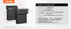 VEVOR Through The Wall Drop Box, Heavy Duty Steel Through the Wall Mailbox with 2.8-7.9" 13" Combination Lock, Mail Drop Box