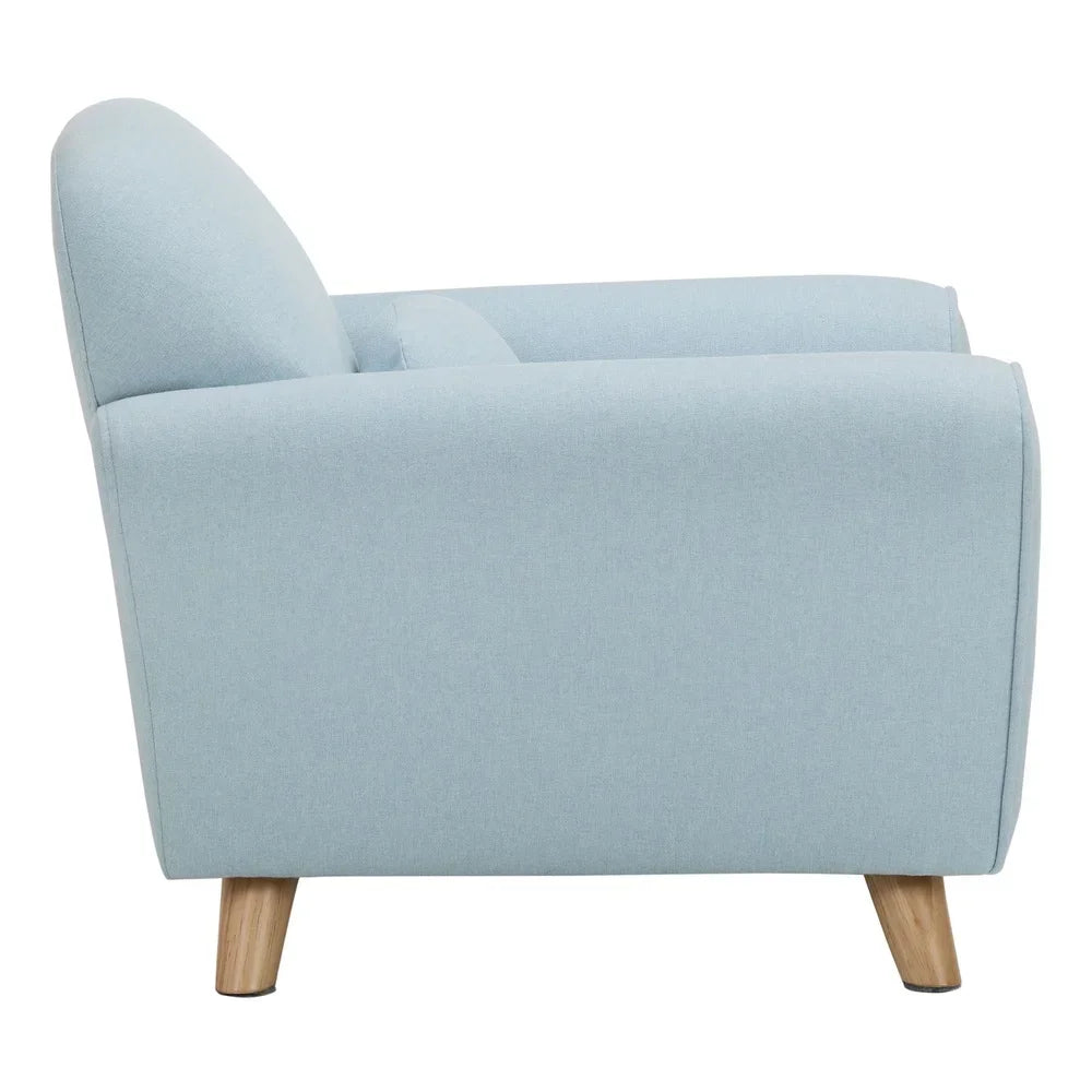 Children's Upholstered Accent Armchair Stylish Indoor Armchair Cozy Foam Filling Sturdy Wooden Frame Easy Assembly Kids Room