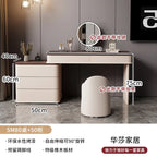 Makeup Mirror Wooden Dresser Set Bedroom Brown Natural Modern Vanity Dressers Nordic Storage Drawer Coiffeuse House Accessories